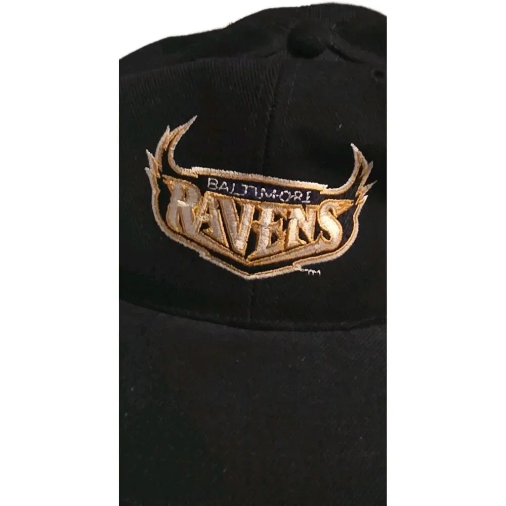 VTG Baltimore Ravens Sports Specialties Script Hat Snapback Original Shield Logo
